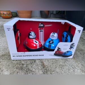 Sharper Image RC Red & Blue Ejecting Bumper Rivals Set New